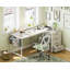 Yatendra Modular L-Shaped Steel Writing Desk with Built-In Electrical Outlet-2146662103