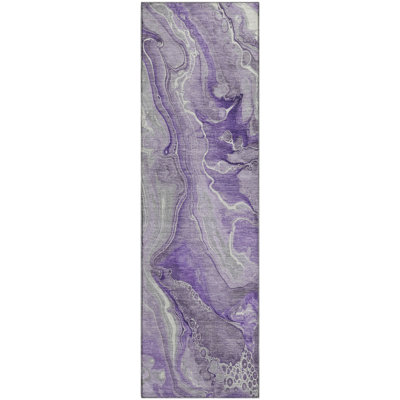 Premium Machine Washable Slesnick AMF1681 Abstract Rug