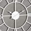 Anetia Grey Wall Clock