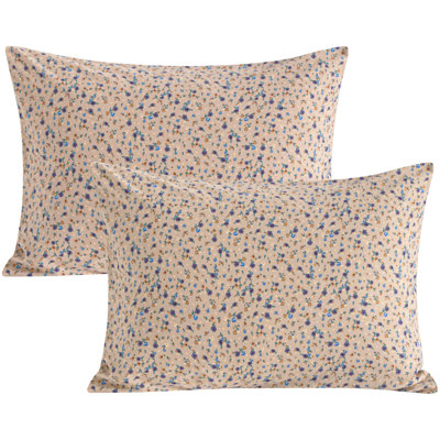 Taies d'oreiller pour tout-petits 100% coton, taies d'oreiller respirantes douces pour la peau avec fermeture à enveloppe, 13 x 18 pouces (paquet de 2)