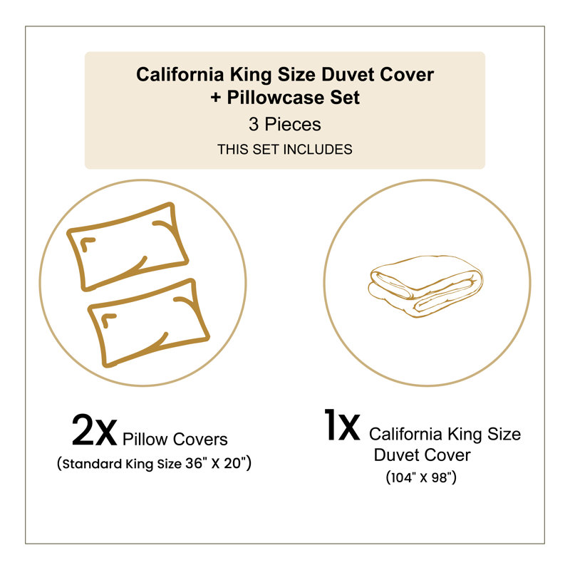 Pale Blue and White Geometric California King Duvet Cover Set