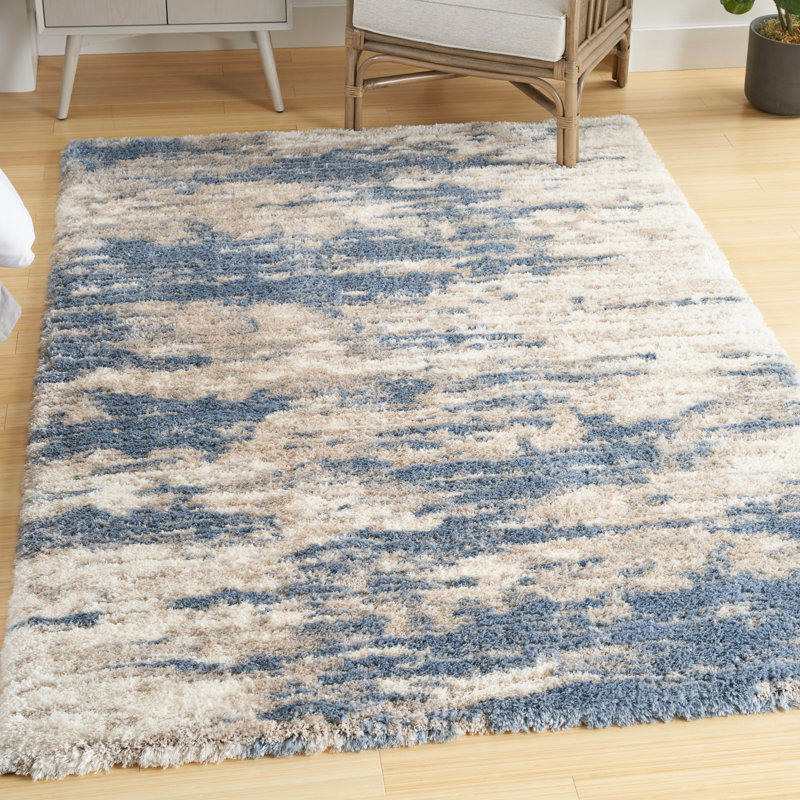 Milone Abstract Indoor Rug, Rectangle 5'3" x 7'3"