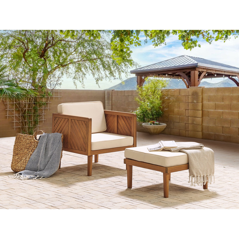 Welara Wood Outdoor Lounge Chair
