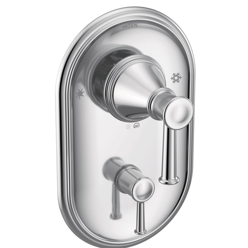 Ensemble de garniture de robinet avec soupape de dérivation à 3 fonctions Posi-Temp Belfield, Chrome