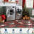 2x6 Washable Christmas Runner – Non-Slip, Soft, Low Pile, Stain-Resistant Carpet for Hallway, Laundry, Kitchen (Red)-702150368