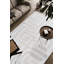Tapis en polyester recyclé ivoire et blanc Luna Meara-106589389