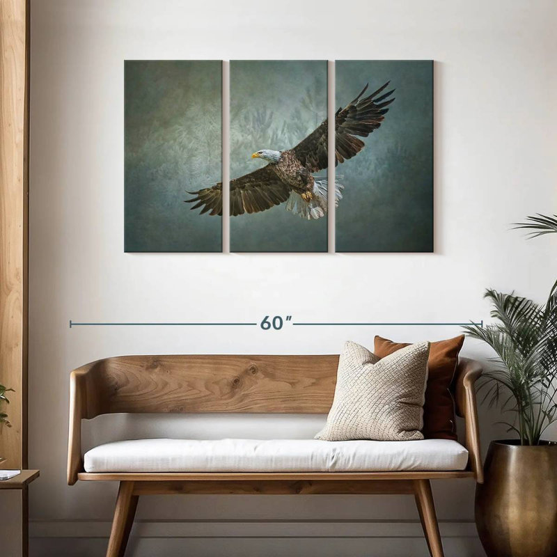 Brampt Majestic Flying Eagle, 28" H x 45" W