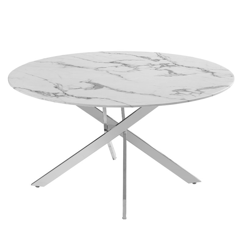 Marbre rond Genesis de 39 po Genesis, H 30 po x L 39 po x P 39 po