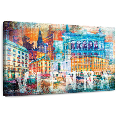 Ravi emblématique de Vienne, grunge