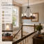 Lustre en bois 6 lumières Temescal-321883908