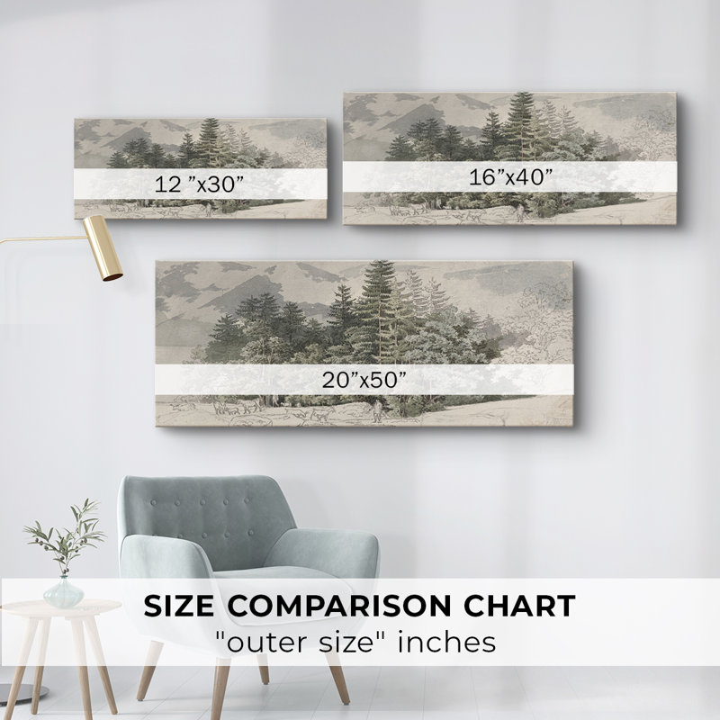 Série paysage - CDIV - Toile tendue avec châssis - Prêt à accrocher, H 16 po x l 40 po