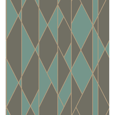 Oblique Geometric Wallpaper Roll