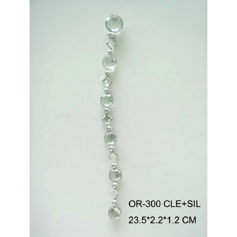 Ensemble de 4 gemmes en acrylique pendent pas de noël en forme de fêtes