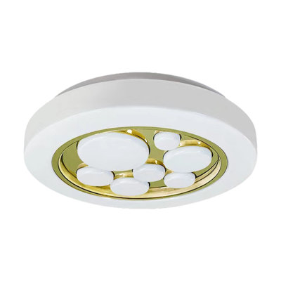 Bubbles Plastic LED Flush Mount