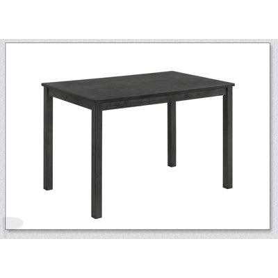 Contemporary 1Pc Rectangular Dining Table, Dark Wood Finish, Durable And Stylish For Modern Dining Rooms