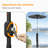 Oakley 106.29'' Lighted Tilt Market Umbrella-850065916