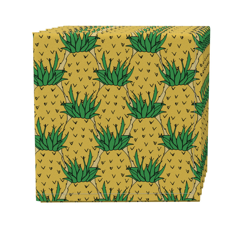 Cotton Twill No Pattern Square Napkin