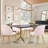 Velvet Upholstered Stacking Side Chair-748443229
