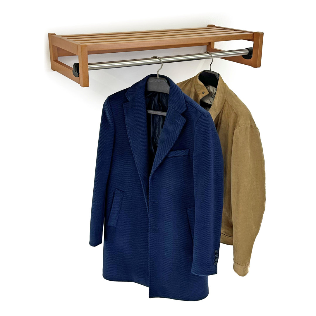 Clothing Rack Lily,  With Shelf, To Be Fixed To The Wal