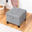 Repose-pieds de rangement carré capitonné de 17,7 po de large Kays-1988986184-1988986189