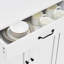 Armoire de rangement sur roulettes avec station de charge pour îlot de cuisine