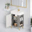 Meuble-lavabo compact 21,6 po avec lavabo et rangement en céramique, assemblage requis-1804246827
