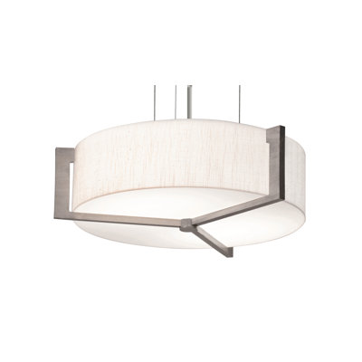 Luminaire suspendu tambour 4 lumières Leeroy