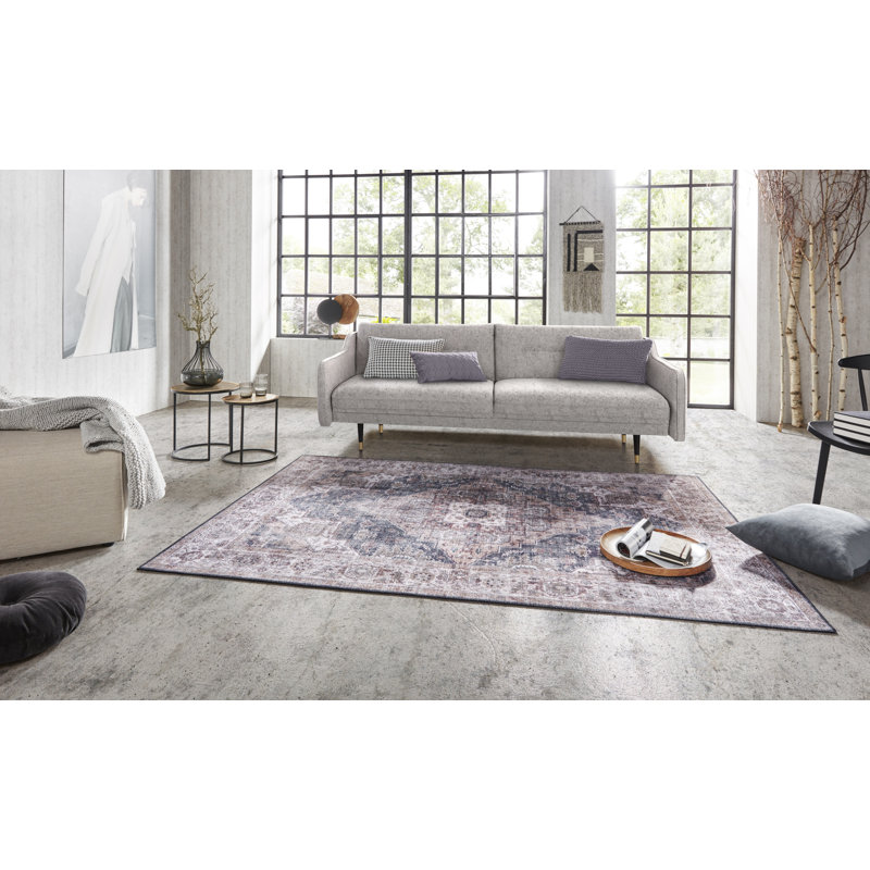 Sylla Tufted Grey Rug, Rectangle 120 x 160cm