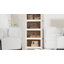 Boîte de rangement empilable à 5 couches avec roulettes pour garde-robe de bureau