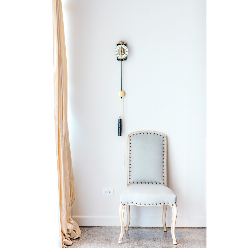 Frankfurt Metal Pendulum Wall Clock, Gold