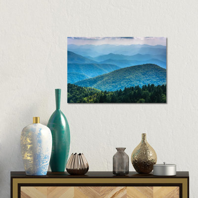 Blue Layers- Gallery-Wrapped Canvas Giclée