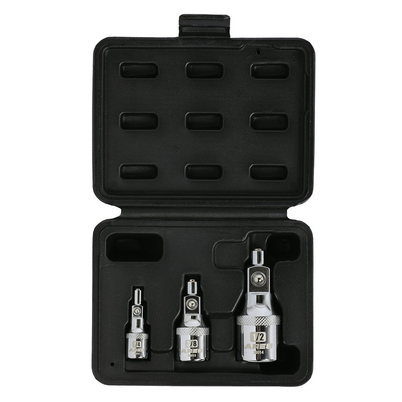 3-Piece Magnet Socket Extension Adapter Set