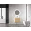 Meuble-lavabo mural de 24 po avec lavabo en céramique, porte à fermeture en douceur et beaucoup de rangement pour les salles de bain modernes-423564943