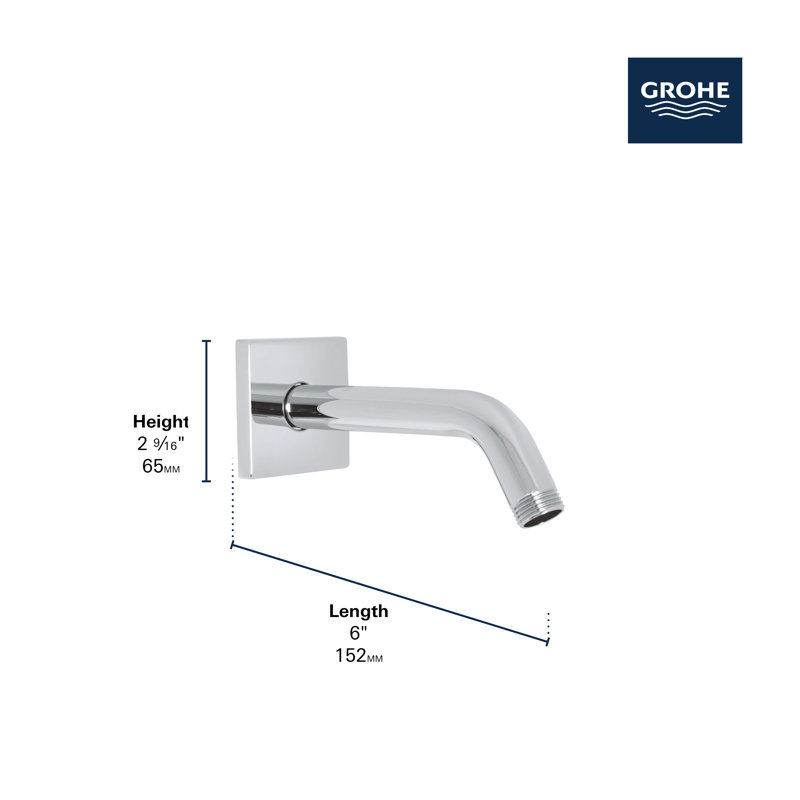 Eurocube Pressure Balance Rain Shower Set, Starlight Chrome