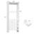 79" Freestanding Closet System with 3 Drawers and Side Open Cubbies