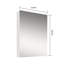 Armoire à pharmacie avec miroir et 4 tablettes fixes Aaditya W H 36 po-1591804014-1591804015