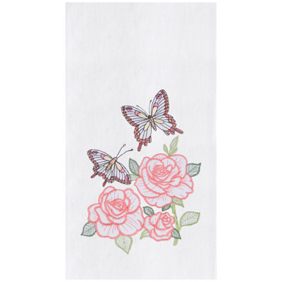 Serviette de cuisine Butterflies & Roses