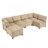 Sectional Sofa U Shaped Modular Couch With Reversible Chaise Modular Sofa Sectional Couch,6- Seat Convertible Sofa,Fit For Living Room-754324907