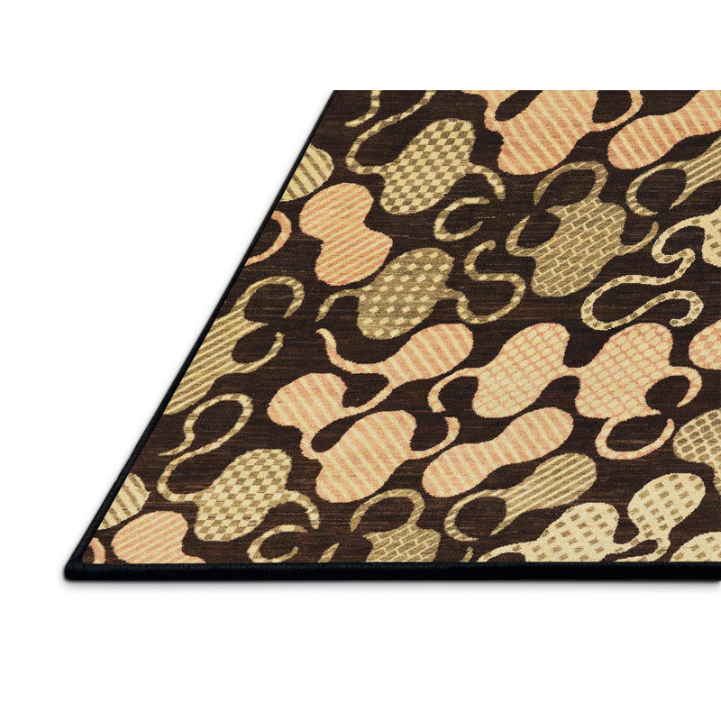 Abstract Indoor Rug, Rectangle 2' x 3'