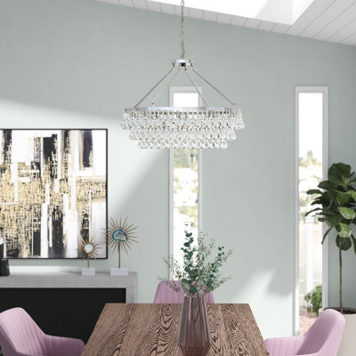 Johnjack 10 - Light Dimmable Tiered Chandelier