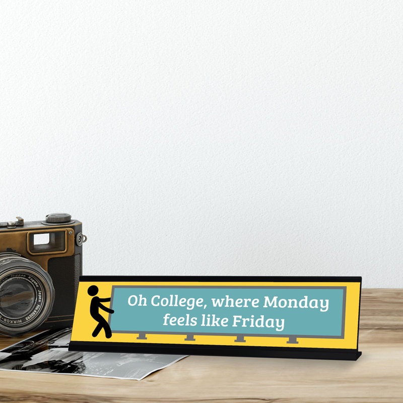 Enseigne de bureau Oh College