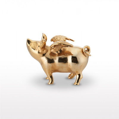 Flying Pig Bank Statue