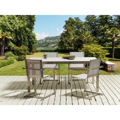 Cloise 4 - Person Patio Dining Set with Rectangular Table