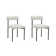 Tabouret 2 pièces en métal