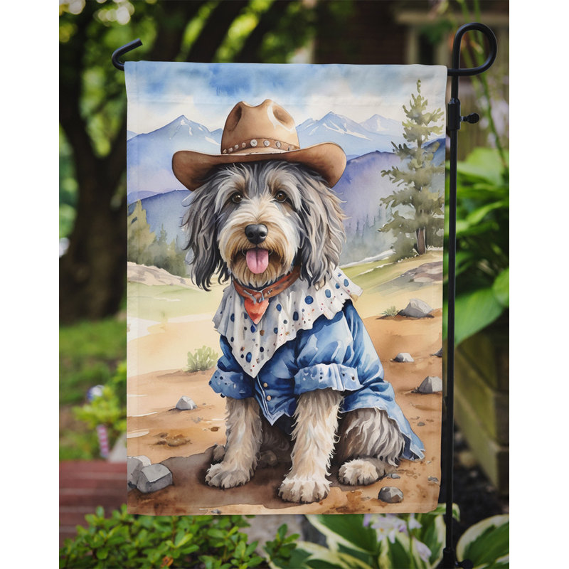 Drapeau Cowboy Welcome Garden, Berger de Bergame