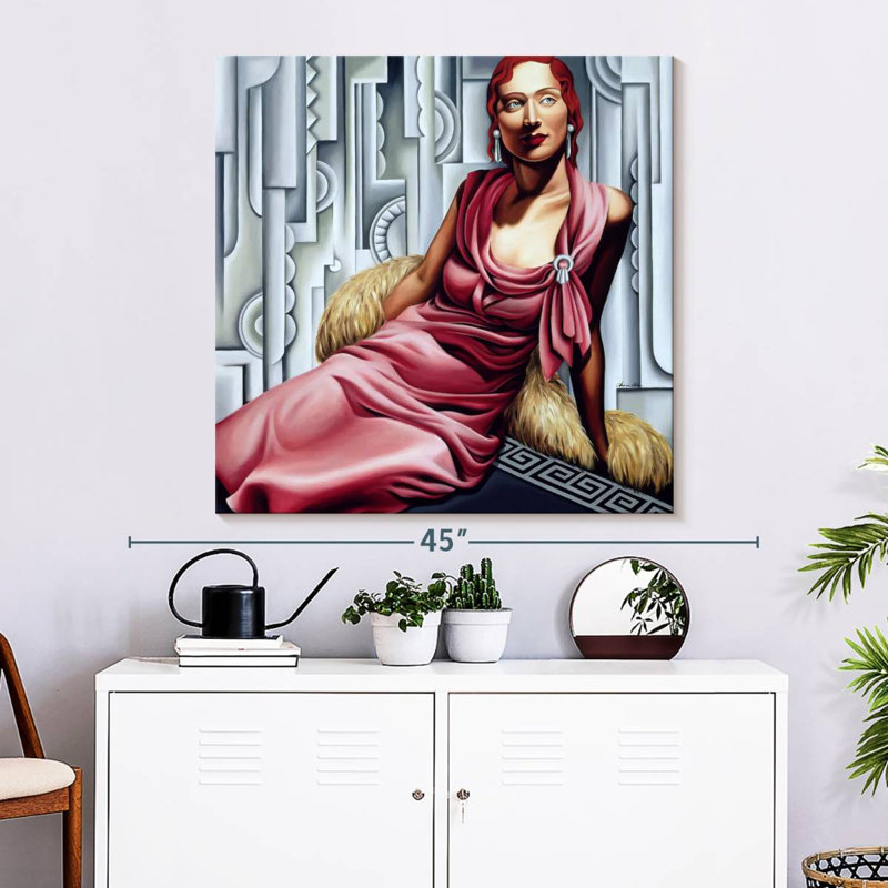 Leisha La vie en rose 2002, H 33 po x l 33 po