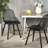 Modern Lily Chair For Outdoors - Black Polypropylene With Weather- Feature And Elegant Design, 32.73 In. Height Outdoor Seating In Diamond Mesh Base, 20.3 Package