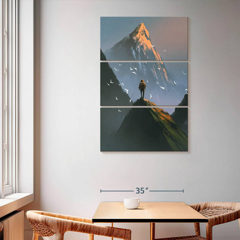 Sireci Man Climbing, 74" H x 48" W