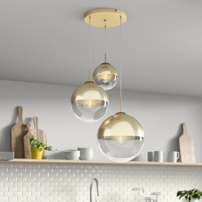 Saundra 3-Light Cluster Pendant