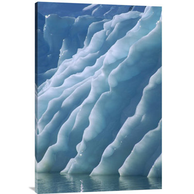 " Fluted Edges Of Newly Rolled Over Iceberg In Paradise Bay, Antarctic Peninsula, Antarctica "